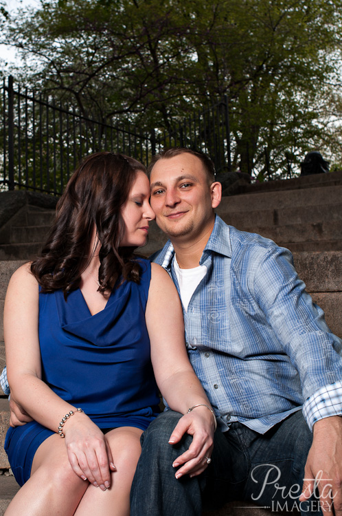 Carl Schurz Park New York City Engagement Session Nick & Nicole