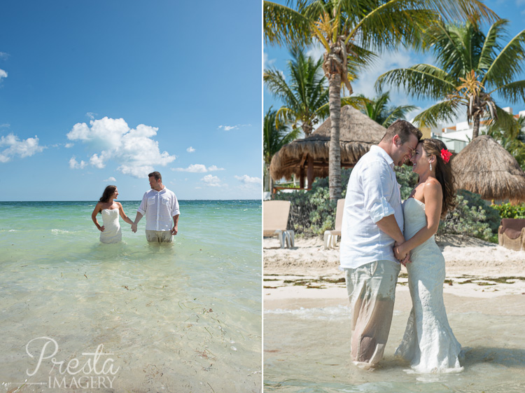 Presta Imagery Excellence Playa Mujeres Mexico Destination Trash the Dress Photographer