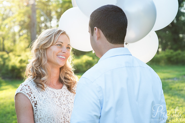 Presta Imagery Ulster County Engagement Session With Balloons Photographer