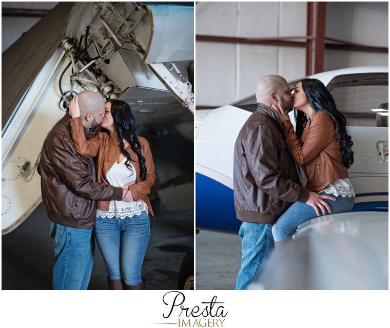 Presta Imagery Danbury Airport Engagement Photographer